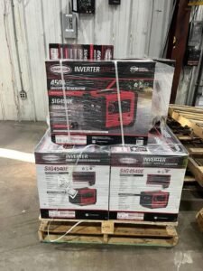 Inverter Generators liquidation pallets